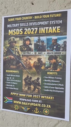 SA Army Application Forms Released for 2023