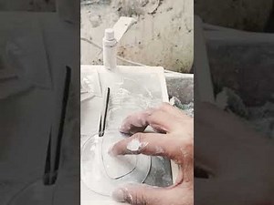 progressive lens fitting 👓full frame manual cutting and fitting 😊 From nazar optics .