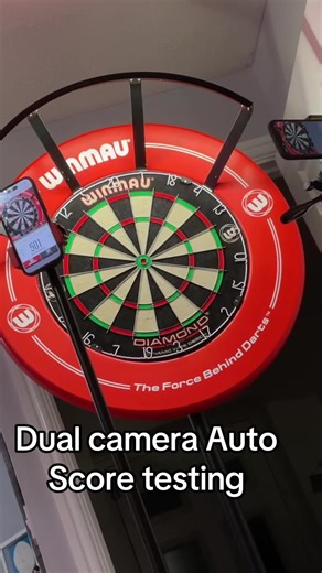 Dual Camera Auto Scoring System for Darts