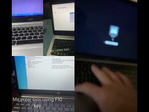 Me entering Mac bios