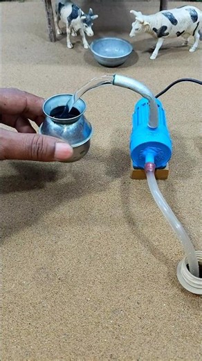 mini tractor project video small water pump making video cow video # 802