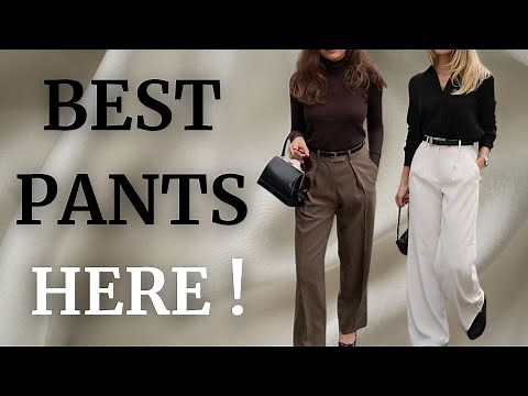 The Most Flattering Pants for Every Woman Needs | Stylish , Elegant , and Comfortable