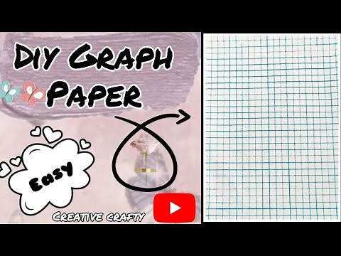 DIY Graph Paper | Easy | can be used as Pattern Paper |