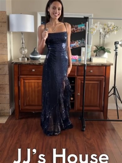 Women’s Sequin Mermaid Maxi Dress OOTD ✨ Night Out Look 🌟Shop JJ's House: https://www.jjshouse.com/ and use ▶SR120425◀ at check out to 10% off instantly! 🥰 and you’ll have a shot at winning ANOTHER free dress (up to $150) 🎁 🛒Shop My Look🛍️ 🔗https://www.jjshouse.com/ruffle-square-spaghetti-straps-trumpet-mermaid-sequin-asymmetrical-maxi-dress-295415924-g415924?filterColor=navy_blue&pos=cart_goods @jjshouseofficial #dress #womensfashion #fancydress