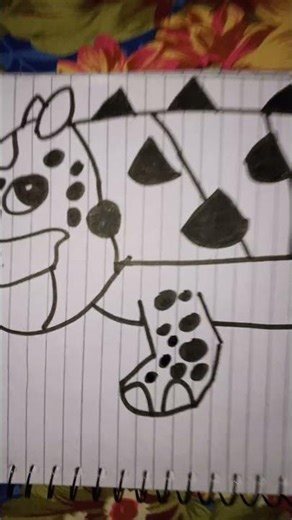 bumpy dinosaur drawing #drawing #asmr #trending #vallabhatti3