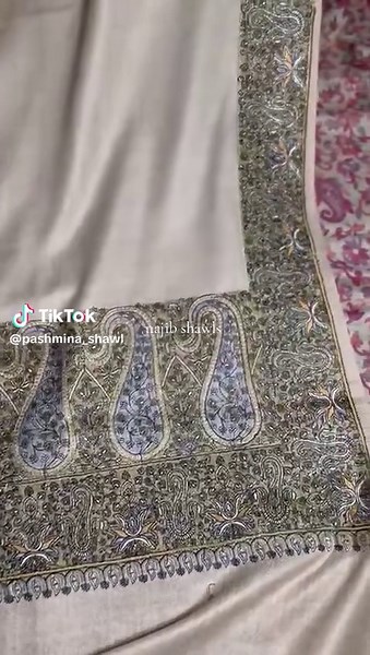 najib pashmina shwl Silke wrap broder shawls #03130146565 #