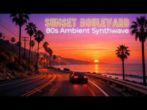 TTR: Sunset Boulevard | 80s Ambient Music | Retro Synthwave & Coastal Vibes