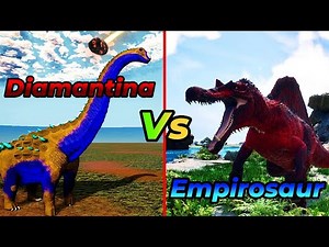Diamantinasaurus Vs Rex\\Spino\\Allo | Ark Survival Ascended | Ark Mods | Ark Battles | Gameplay