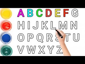 A to Z Alphabet Tracing for Kids | Writing Practice, Coloring & Drawing | ABC Learning for Preschool