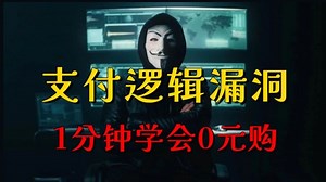 【黑客技术】1分钟学会支付逻辑漏洞，实现购物网站“0元购”（网络安全/信息安全）