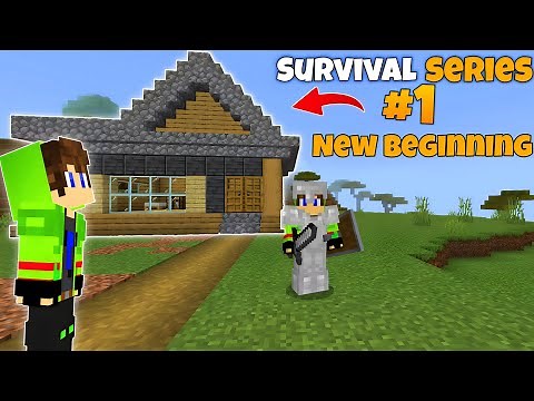 New Beginning Of Minecraft Survival series 🔥|| MCPE ep 1 || In Hindi ||