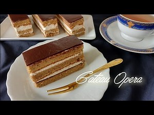 【甘さ控えめ】オペラケーキ～チョコガナッシュとコーヒーケーキ｜gateau opera recipe