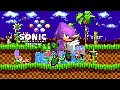 Espio The Chameleon in Sonic 1 Forever ✪ Gameplay