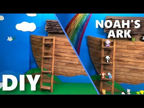 Building Noah's Ark with Cardboard! Interactive Sunday School Prop DIY