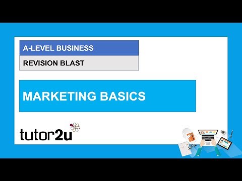 A-Level Business Revision Blast | Marketing Basics | 19 Jan 2021