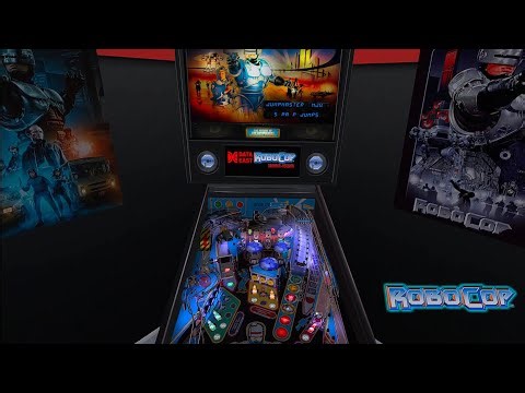 Robocop Pinball (Data East 1989) VPX VR Room