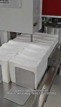 full automatic napkin paper embossing folding machine