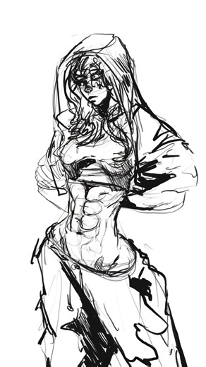 painting study made in procreate