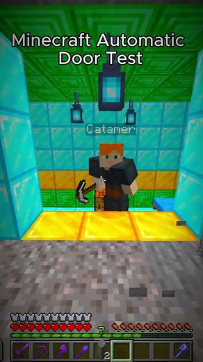 Minecraft Automatic Door ? ☠️ - minecraft edit