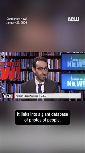 Federal agents are using an app called Mobile Fortify to scan people's faces, including U.S. citizens, during abusive immigration stops. They are relying on error-prone facial recognition technology while ignoring people’s passports or other evidence of citizenship and immigration status. This is illegal and must end now. | ACLU