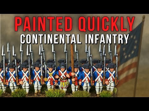 US Continental Infantry | AWI Epic Battles | Revolutionary Wars - Warlord Games - Part 2