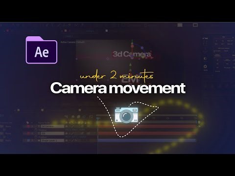 Smooth Camera Animation in After Effects | 3D Camera Tricks #aftereffects