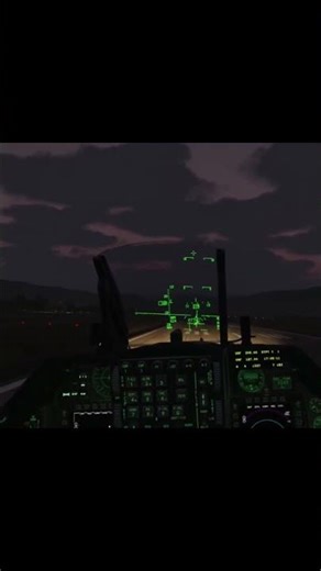DCS F-16C ILS approach and landing #dcsworld #landing #aviation #f16