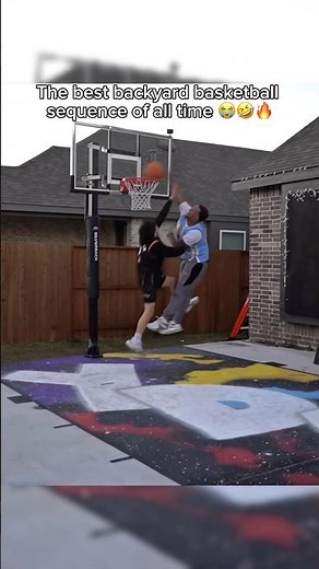 The Best Backyard Basketball Sequence EVER 🔥😭🤣