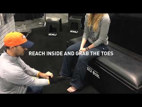 How to Put on a 2XU Compression Sock