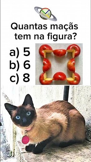 🙀 QUANTAS MAÇÃS TEM NA FIGURA? CONSEGUE CONTAR TODOS? DESAFIO DE RACIOCÍNIO LÓGICO!