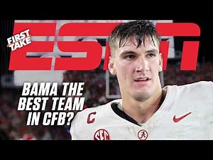 ‘Ty Simpson is next level!’ - Stephen A. says Alabama has potential to be a No. 1 team | First Take