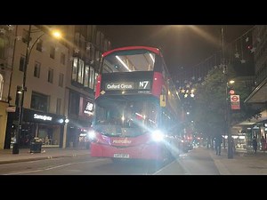 FRV: Metroline London Night Bus Route N7 | Northolt Station - Oxford Circus | VWH2300 (LK17 DFY)