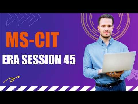 MS-CIT 2026 ERA Session 45 | Full Solution with Answers