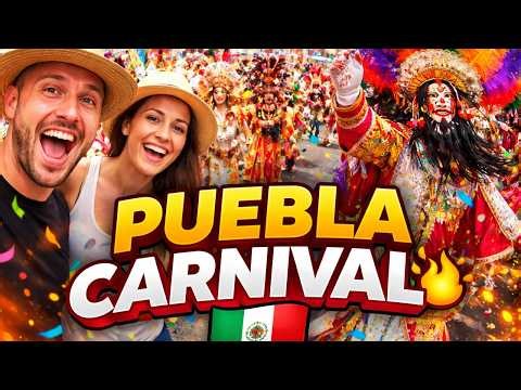Puebla Carnival 2026 🇲🇽 | Walking Tour • Real Sounds • Street Festival Experience