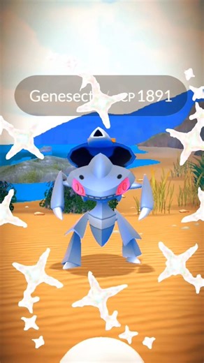 Pokémon GO Shiny Genesect Raid | Lucky Shiny Catch! #pokemongo