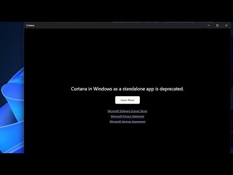 UPDATE Microsoft starts Deprecating Cortana as a standalone app on Windows 11
