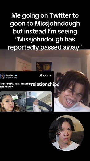 MissJohnDough or Lina Bina was recently believed to have passed. I want to get into the internet reaction, specifically among boys. #rip #boys | Dave Disci