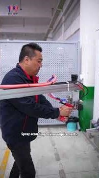 Operating Video for Automated Spraying Machines