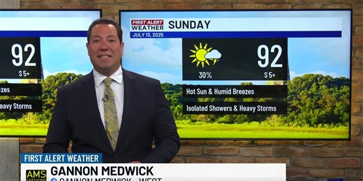 WECT Sunday Morning Forecast for July 13 2025