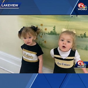 Let 'em hear ya! These little ones at Cub Corner in Lakeview are ready to cheer on the Saints! https://bit.ly/2vg7PIf | WDSU News