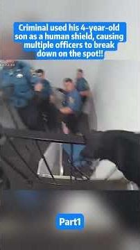 Criminal used his 4-year-old son as a human shield
