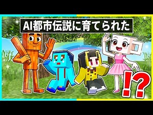 A child raised by an AI urban legend from birth to death [Minecraft]