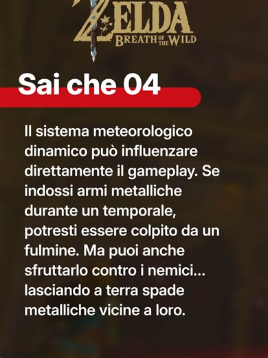 Sai Che 04 the Legend of Zelda: Breath of the Wild #thelegendofzelda Allenatori, Scoprite assieme a noi qualche dettaglio in più su The Legend of Zelda: Breath of the Wild con la rubrica
