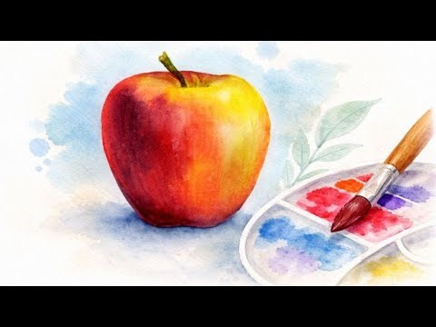 Watercolor for beginners, learn watercolor from scratch