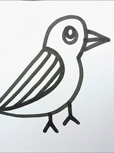 Easy Bird Drawing Guide for Kids and Beginners