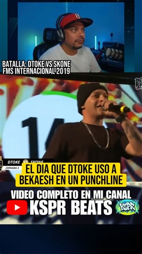 El PUNCHLINE de DTOKE nombrando a BEKAESH #fms #fmsinternacional