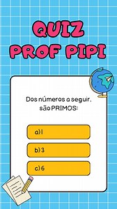 Números Primos | Prof Pipi Matemática