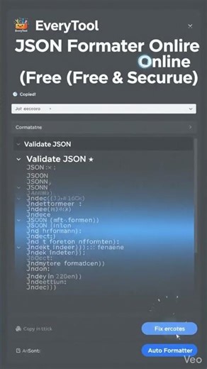 Format JSON Instantly (No Upload) #productivity #webtool #worksmarter