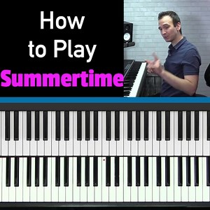 Get started with the classic jazz standard - Summertime! 🎹☀️ Learn the full tune here: https://pianowithjonny.com/courses/summertime-slow-blues-1/ #piano #pianolesson #pianowithjonny #jonnymay #easypiano #pianotip #jazzpiano | Jonny May