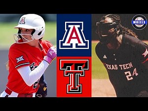 #2 Arizona vs #1 Texas Tech | Big 12 Championship | 2025 College Softball Highlights